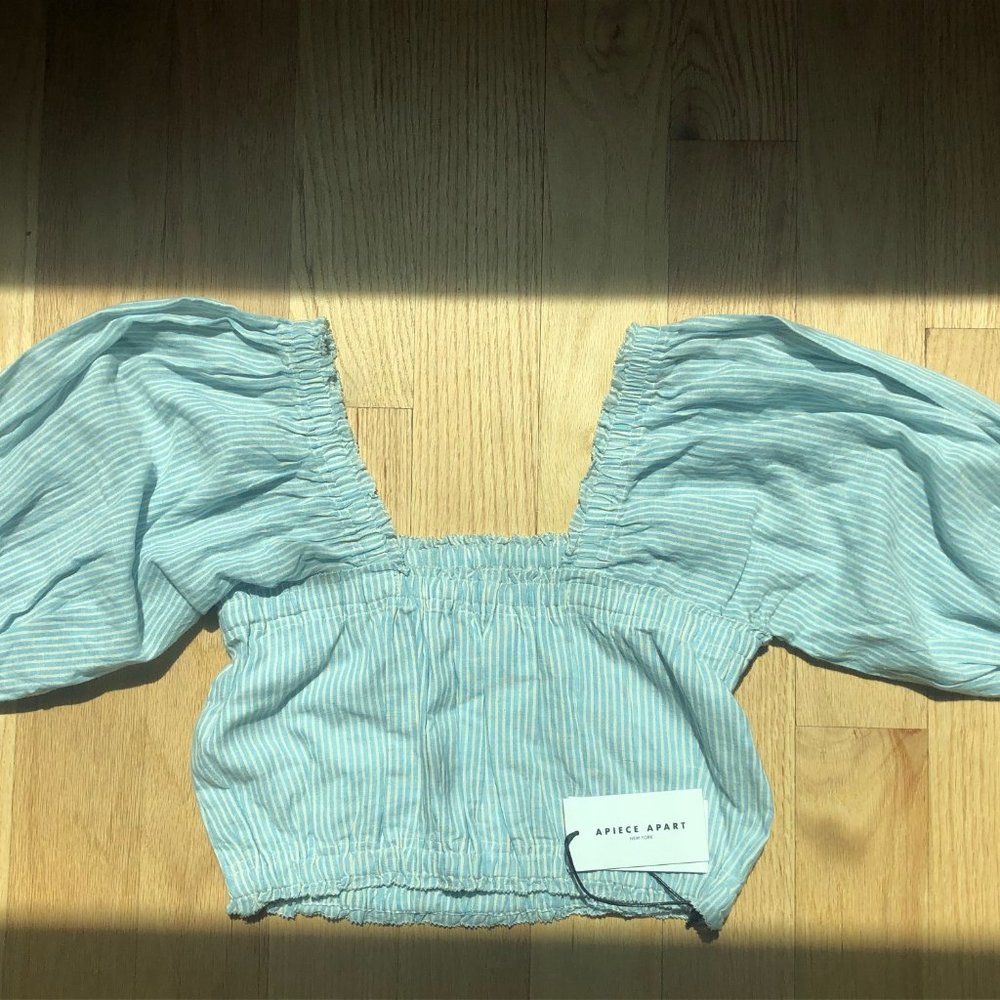 Francisca Shirred Crop Top